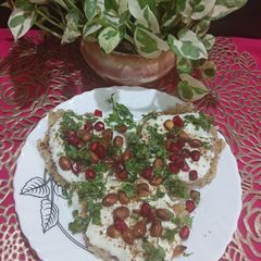 A picture of Upvas Ki Sabudana Patties Chaat.