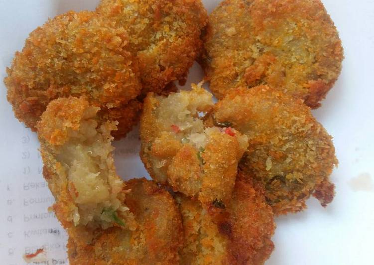 Resep: Perkedel Kentang balur tepung panir yang Enak