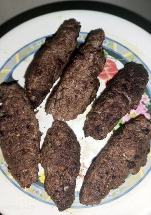 A picture of Beef spicy kabab.