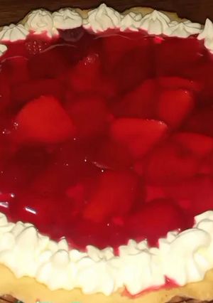 Una foto de Tarta de frutilla..🍓🍓