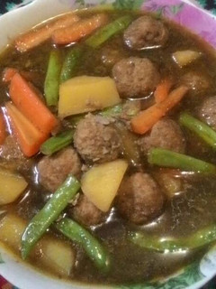 Foto resep Bestik Bola Ayam Sayur