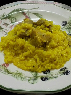 Una foto de Arroz meloso de carne
