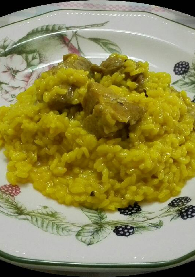 Una foto de Arroz meloso de carne