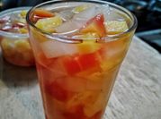 Gambar es buah nanas kayumanis