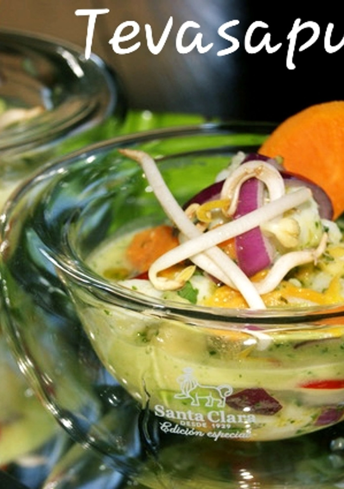 Una foto de Ceviche de bacalao