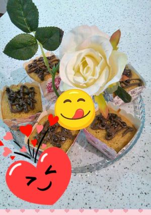 عکسی از دستور کاپ کیک نسکافه ای با مغز شکلات 🧁🍫