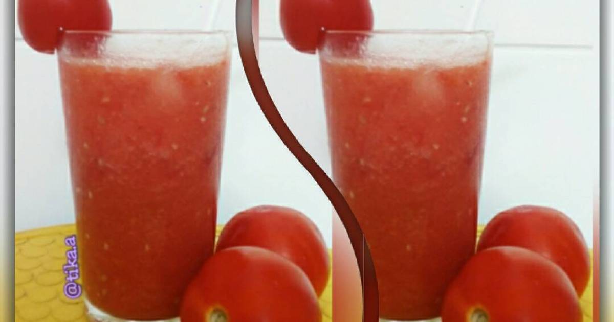 Resep Jus Tomat Merah Oleh Tika A Cookpad