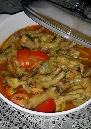 Foto resep Ceker masak pedas