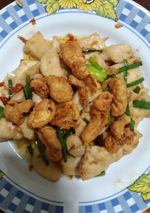 รูปของ อกไก่ผัดน้ำมันไก่