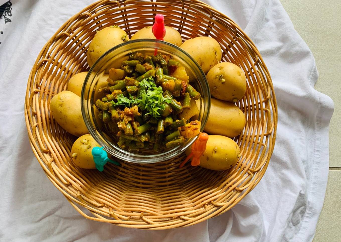 Aloo Beans in 5 minutes