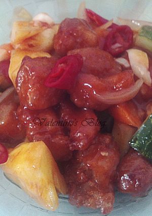 Foto resep Koloke Ayam / Ayam Kuluyuk / Ayam Tepung Saus Asam Manis (Fried Chicken With Sweet and Sour Sauce)