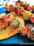 Spiedini di Pesce Impanati al Forno