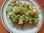 Una foto de pollo cocido saludable