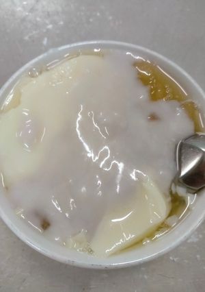 Hình của món Đậu hũ nước đường trân châu cà phê.