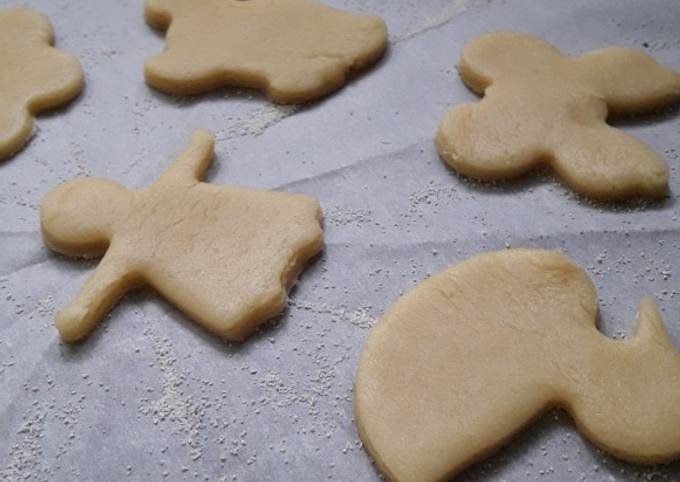 Как приготовить Домашнее песочное печенье с сахаром рецепт пошагово