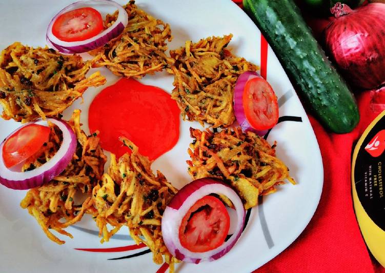 Recipe of Quick Crispy Potato rostis#allstarscontest