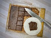 Una foto de sin harina brownies