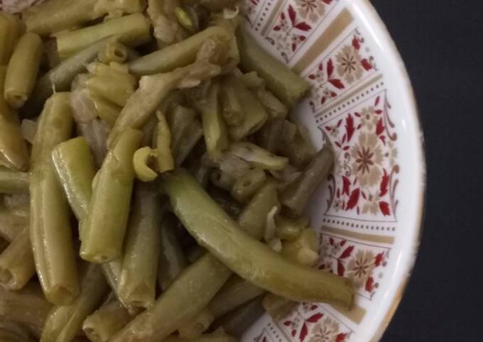 Recipe of Any-night-of-the-week Green Bean Stir Fry (Lebanese Style) *Vegan