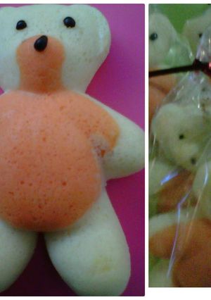Foto resep Bolu kukus Panda/Beruang