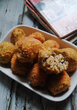 Foto resep Perkedel pindang tongkol tempe