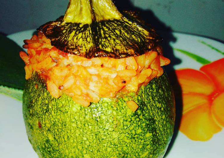 Zucchine ripiene con riso