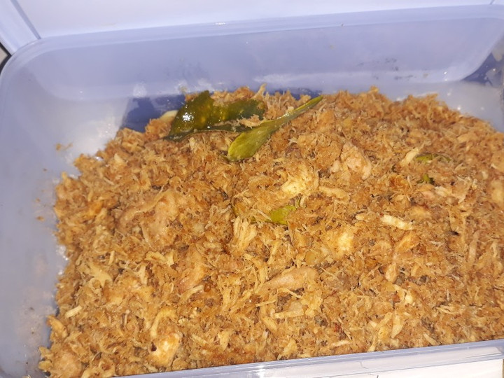 Resep Serundeng ayam suwir😘, Bisa Manjain Lidah