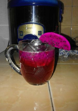 Foto resep Juice naga tea