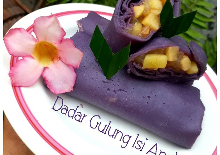 Resep Dadar Gulung Apel 🍎🍏, Bisa Manjain Lidah