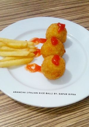 Foto resep Arancini (Italian Rice Ball)
