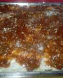 Lasañas de Carne, verdura, paleta y queso