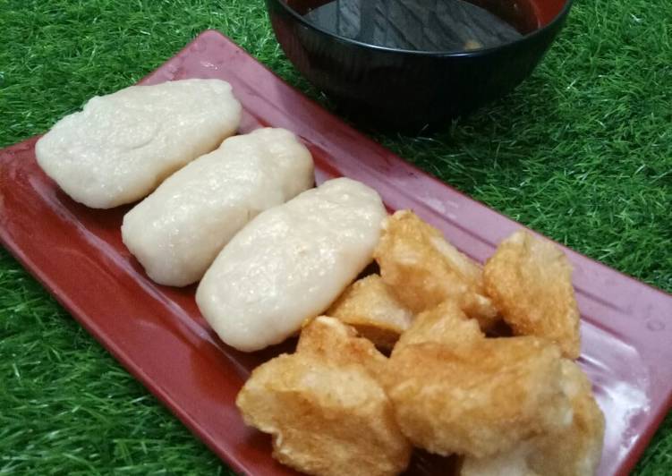 Pempek udang ayam