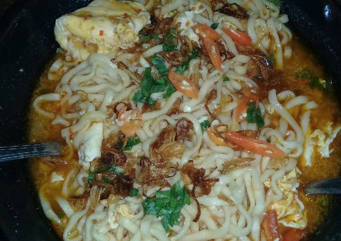 Resep Mie Kuah Kari Pedas Homemade Oleh Istamela Cookpad