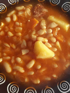 A picture of White Bean Stew!.