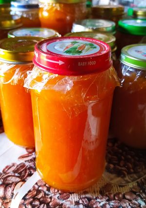 Sárgabarack lekvár egyszerűen recept fotója