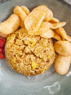 A picture of Nasi Goreng Kampung (Kampung Fried Rice).