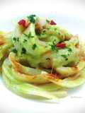Spaghetti di calamari con crema di zucchine