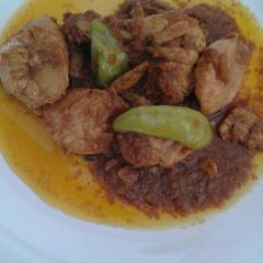 Bhoona Murgi ka salan A picture of Bhoona Murgi ka salan.