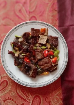 Foto resep Ikan asin jambal pete