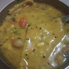 A picture of Dal dhokli.