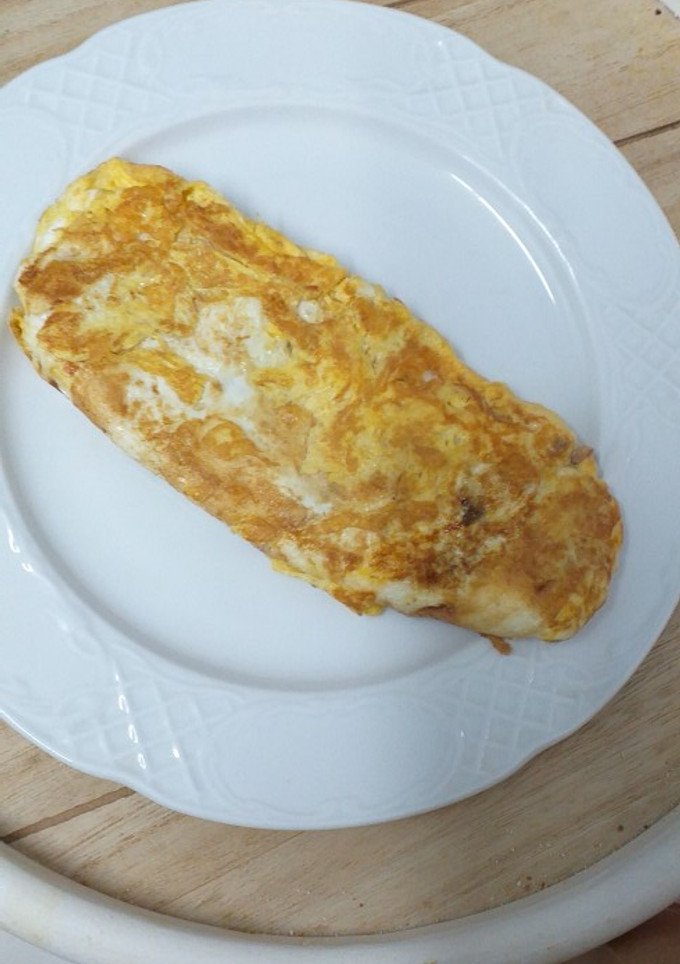 Una foto de Tortilla de queso