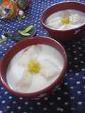 Salted Milk Zenzai with Mochi