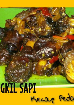 Foto resep Dêngkil Sàpì Kecap Pedas