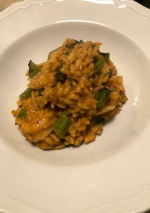 Foto di Risotto cavolo nero gamberi e Nduja