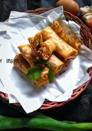 Foto resep Lumpia isi sayur (wortel,tauge,orak arik telur)