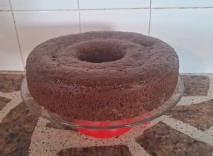 Una foto de Budín brownie de chocolate y dulce de leche🍫🍫
