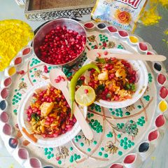 A picture of Kurkuri Mathri Chaat 🎉🎉.