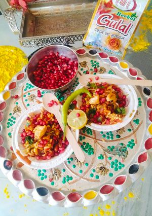 A picture of Kurkuri Mathri Chaat 🎉🎉.