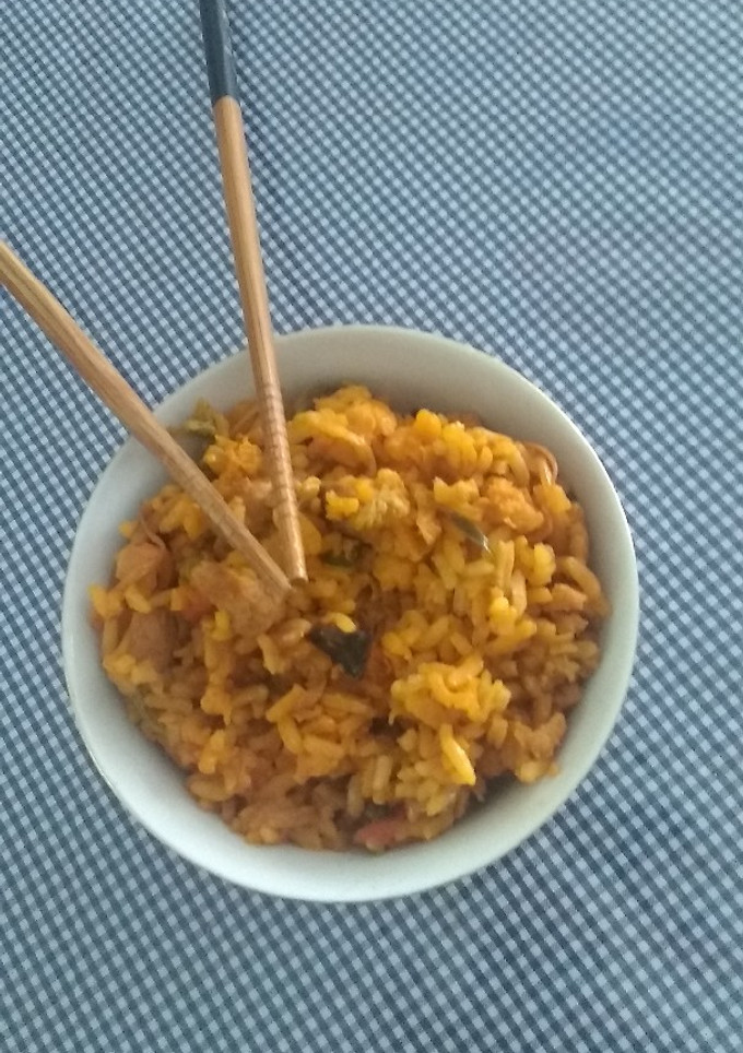 Una foto de Arroz frito