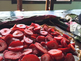 Tarta de frutillas con crema