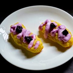 A picture of Jamun Eclairs.